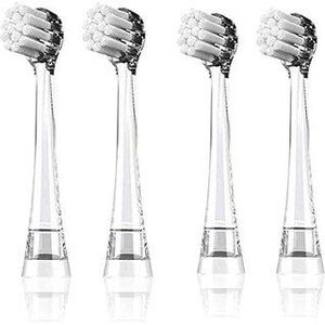 Tandenborstel Voor Baby 0-3 Jaar Oude Ultra Zachte Haren Batterij Aangedreven Elektrische Tandenborstel Voor Kinderen Met Led Licht 2 Minuten Timer