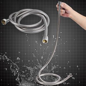 Rvs Chrome Flexibele Badkamer Bad Baden Douchekop Tuinslang 1.5 2M 3M