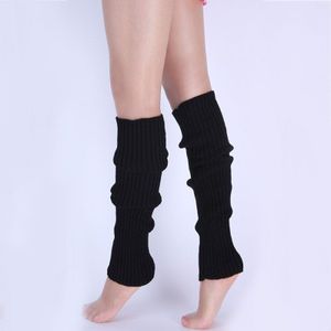 Punk Solid Black Cool Knit Lange Sokken Vrouwen Outdoor Knie Hoge Elastische Beenwarmers Lady Warm Slim Gothic Hip-Hop Rock Sok