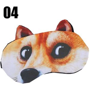1Pcs Leuke Hond Slaap Masker Oogmasker Eyeshade Cover Shade Slapen Eye Patch Vrouwen Mannen Zachte Draagbare Blinddoek Reizen ooglap