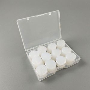 12 Stks/pak Zachte Siliconen Oordoppen Voor Slapen Zwemmen Werken Oordopjes Modder Bpa-vrij Ruisonderdrukking Gehoorbescherming Oordopje