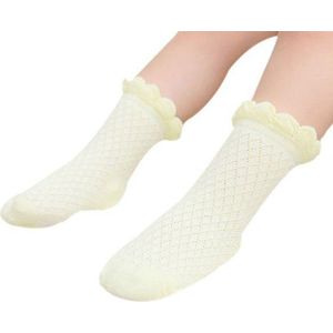 Baby Peuter Kids Meisjes Jongens Lace Mesh Dunne Zachte Katoenen Sokjes