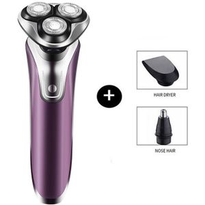 4D Elektrische Scheerapparaat Draagbare Usb Opladen Scheerapparaat Douchegel Mannen Baard Trimmer Driekoppige Drijvende Scheermes Gezichtshaar Trimmer
