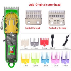 Olie Hoofd Clipper Kapsalon Gewijd Kappers Gradiënt Clipper Tondeuse Professionele Kapper Elektrische Tondeuse