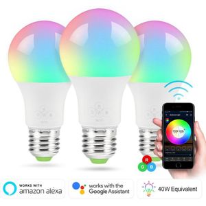 Alexa Wifi Slimme Lampen Rgb Led Slimme Lamp Kleur Dimbare Google Afstandsbediening Thuis Slimme Lamp Lampada Inteligente