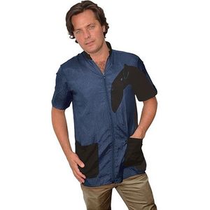 Gewaad Kappers Vico Cani GEWAAD Blauw VICO CANI BLAUW/ZWART MAAT M