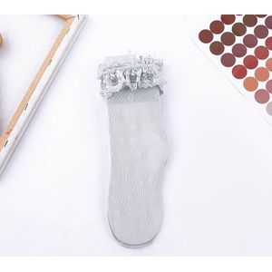 Meisjes Kant Mooie Meisjes Sokken Zachte Zoete Vrouwen Sokken Wit Stockingsknee Hoge Knie Hoge Sokken