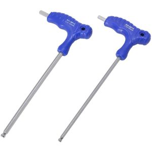 H5/H6 5 Mm/6 Mm T-Handvat Inbussleutel Bal Tip Hex Inbussleutel Reparatie Hand tool