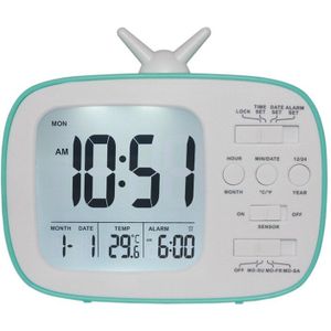ONS Bureau Digitale Wekker Sensor Automatische Zacht Licht Snooze Datum Temperatuur