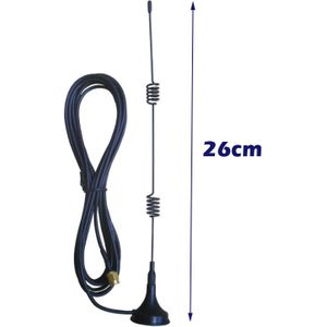 CERXUS 2.4GHz wifi Antenne 7dbi Verwijderbare Magnetische Base 3 meter RG174 Kabel met SMA Connector voor hotspot router modem repeater