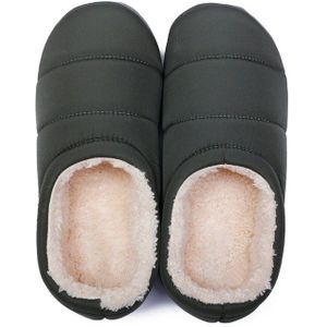 Thuis Slippers Winter Man Slippers Huis Katoen Schoenen Fleece Warm Anti-Slip Man Slippers Plus Size Обувь мужская