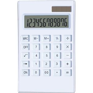 Desktop Calculator Ultra-Dunne 12 Cijfers Groot Display Solar &amp; Battery Dual Power Kristal Knoppen Basic Teller