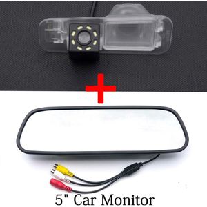 8LED Auto Reverse Camera Voor Kia K2 Rio 3 Ub Sedan 5 "4.3" Parking Rear View Monitor Draadloze