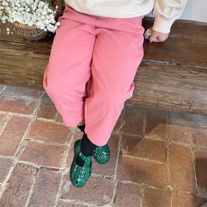 Lente Baby Meisjes Broek Kinderen Broek Peuter Prinses Lange Broek Mode Broek Roze Kleding Zacht Zoete Broek
