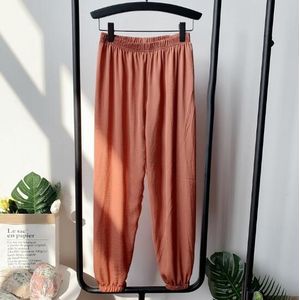 lente zomer nachtkleding thuis broek enkellange broek ijs zijde dunne pyjamabroek losse lantaarn broek vrouwen slaap dragen