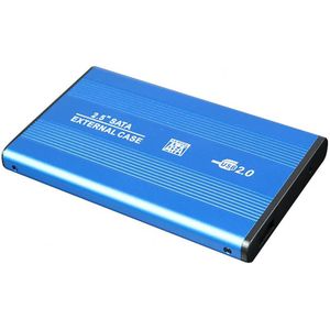 High Hardness 4 Colors Optional 2.5 Inch USB 2.0 External Hard Disk Shell for Laptop