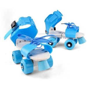 Maat verstelbaar Kinderen Rolschaatsen Dubbele Rij 4 Wielen Schaatsen Schoenen Schuiven Slalom Inline Skates Kids Roller Sneakers