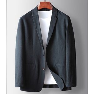 Top Heren Pak Jas Blazers Trendyol Iets Gerimpelde Licht Business Casual Blazer Lente Mannen Kleding 2022