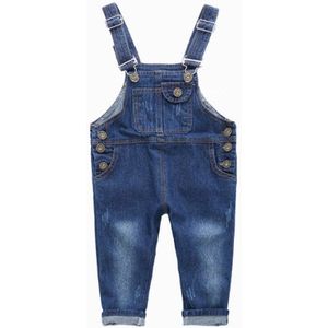 Jongens Jeans Overalls Mode Herfst Kinderen Band Effen Katoen Jumpsuit Casual Kids Meisjes Kleding Overalls Broek Ov009