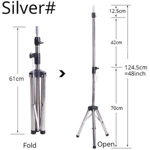 Nunify Roze Zilver Zwart Goud Kleuren Mannequin Hoofd Pruik Stand Black Sterke Pruik Statief Voor Kappers Training Salon Gereedschap