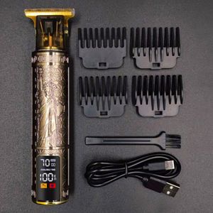 T9 Haar Trimmer Voor Mannen Scheerapparaat Elektrische Haar Snijmachine Oplaadbare Baard Trimmer Lcd Tondeuse