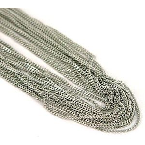 5meter Link-Geopend Chain bohemian loops links Kabel kettingen metalen kwasten oorbellen draad Armband Ketting sieraden vergulde set