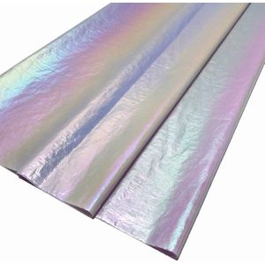 Glitter Metallic Regenboog 40d Nylon Iriserende Stof Voor Down En Zon Bescherming, Wit, Roze, Blauw, groen, Door De Meter