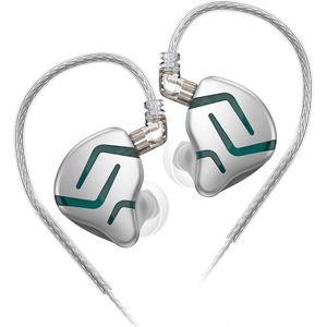 Kz Zes Elektrostatische 12Mm Dynamische Drive Oortelefoon Hybrid Drive Hifi Muziek Sport Game Headsets Micphones Kz Edx Zsn Zex pro DQ6S
