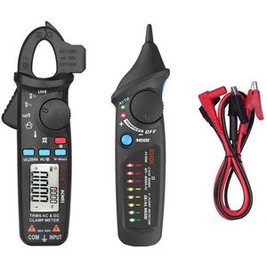 Bside True Rms Stroomtang 1mA Tang Ammeter Professionele Auto Reparatie Digitale Multimeter Dc Ac Stroom Volt Temp Condensator Tester
