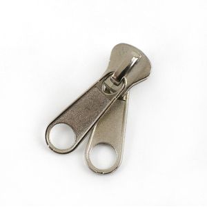 Meetee 5Pcs 10 # Dubbelzijdig Voor Hars Ritsen Hoofd Rits Slider Kleding Naaien Ritsen Puller Vervangbare Accessoires Reparatie zip