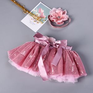 Baby Meisjes Fluffy Tulle Bloeiers Pasgeboren 2 Stuks Tutu Korte Rokken En Bloem Hoofdband Baby Party Dance Rokken Foto props