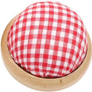 Bal Vormige Naald Pin Kussen Diy Kruissteek Hulpmiddel Pincushions Met Elastische Pols Riem Naaien Accessoires