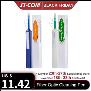 Lc/Sc/Fc/St One-Click Cleaner Tool 1.25Mm 2.5Mm Fiber Optic Cleaning Pen 800 Reinigt Universele Connector Fiber Optic Cleaner