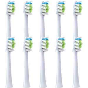 Voor Roaman G23 Bayer X7 Vervangen 10 Stuks Sonic Elektrische Tandenborstel Schoon Borstel Dupont Smart Heads Zwart/Roze Borstel hoofd