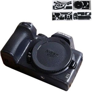 Camera Body Cover Beschermende Film Kit Voor Nikon Z50 Z6 Z7 Camera Anti-Kras Sticker Camouflage Carbon Fiber Leather textuur