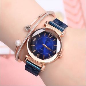 Vrouwen Horloge Wilde Mode Horloge Milan Magneet Gesp Luxe Dames Geometrische Romeinse Cijfer Quartz Horloge