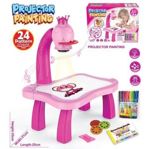 Kids Tekening Projector Board Kids Speelgoed Schilderij Tekening Tafel Led Projector Muziek Speelgoed Kinderen Led Projector Art Tekening Tafel