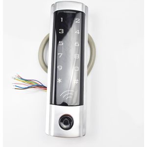 Rfid Standalone Touch Toegang Controller Metalen Toetsenbord Nfc 13.56Mhz Deurslot Toegangscontrole Systeem Met Bell Ring IP65 Waterdicht