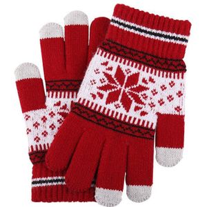 Unisex Kasjmier Gebreide Winter Handschoenen Kasjmier Gebreide Vrouwen Herfst Winter Warme Dikke Handschoenen Touch Screen Skiën Handschoenen