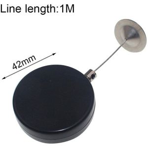 Stretch Beveiliging Pull Draad Doos Sieraden Stalen Kabel Intrekbare Anti-Diefstal Ketting Display Automatische Kronkelende Reel