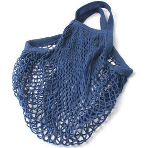 1Pc 45*35Cm Herbruikbare Boodschappentassen Haak Markt Katoenen Draagtas Mesh 6 Kleuren Beschikbaar Doorwaadbare Wasbare winkelen Baq