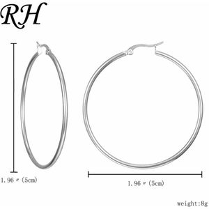 Grote Enorme Gladde Cirkel Hoepel Oorbellen Voor Vrouwen Roestvrij Staal Hyperbole Oorbellen Grote Ronde Oorbellen Ring Oorbel Sieraden