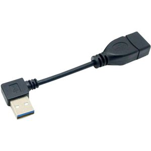 20cm USB 3.0 Rechts/Links/Up/Down Hoek 90 Graden Verlengkabel Man-vrouw Adapter cord USB Kabels