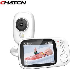 Chafon Hoge Resolutie 3.2 Inch Draadloze Video Kleur Beveiliging Babyfoon Nachtzicht Temperatuur Monitoring