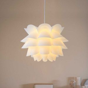 Thuis Lampenkap Decor Plastic Huis Schaduw Hanglamp Versieren Moderne Lotus Bloem