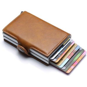 Bisi Goro Zakelijke Creditcard Houder Portemonnee Unisex Metalen Blokkeren Rfid Wallet Id Card Case Aluminium Reizen Portemonnee