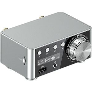 50W X2 Mini Klasse D Stereo Bluetooth 5.0 Versterker TPA3116 Usb Ingang Tf 3.5Mm Hifi O Huis Amp voor Mobiele/Computer/Laptop