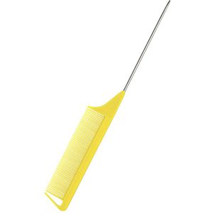 1Pc Professionele Haar Staart Kam Haar Stijl Anti-Statische Fijne Kam Met Rvs Spiked Styling beauty Tools