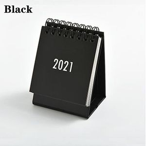 Draagbare Klein Bureau Kalender Eenvoudige Zwart Wit Grijs Serie Eenvoudige Effen Kleur Creatieve Desktop Decoratie
