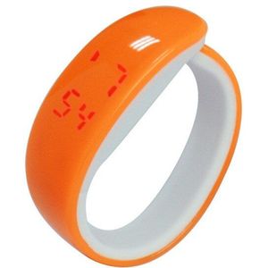 Vrouwen Mannen Sport Datum Waterdicht Polsbandje LED Plating Armband Digitale Horloge